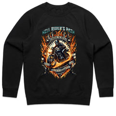 Hell Rider’s Path – Born from the Flames Biker T-Shirt