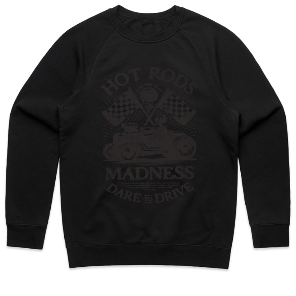Hot Rods Madness: Dare to Drive Skull Racer T-Shirt