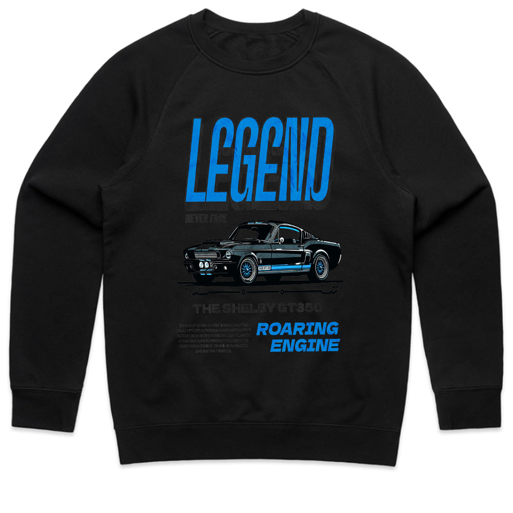 Legend Never Fade: Shelby GT350 Roaring Engine T-Shirt