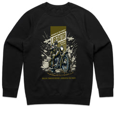 Liberator Ride: WWII Flathead Motorcycle Tribute T-Shirt