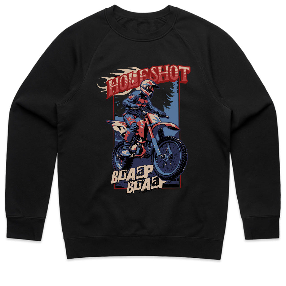 Holeshot – Braap Braap Motocross Racing T-Shirt