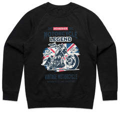 Motorcycle Legend – Vintage UK Chopper Retro Biker T-Shirt
