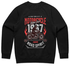 Motorcycle Rider Club – Road Spirit 1967 Vintage Biker T-Shirt