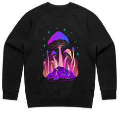 Glowing Purple Mushroom Forest Shirt