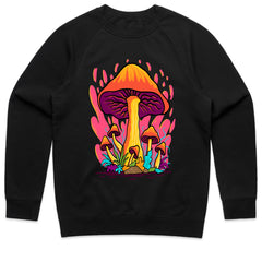 Psychedelic Orange Mushroom Shirt
