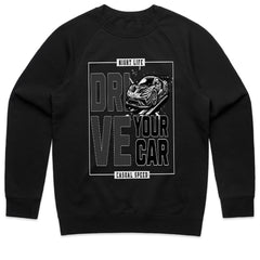 Drive Your Car T-Shirt – Night Life Casual Speed Edition