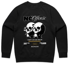 No Offense Skull Shirt