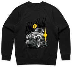 Old & Gold Vintage Classic Car T-Shirt – Timeless Elegance Edition