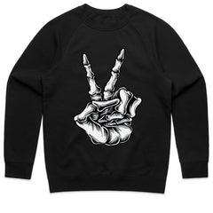 Skeleton Peace Hand Shirt