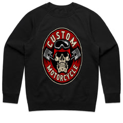Custom Motorcycle Skull Shirt