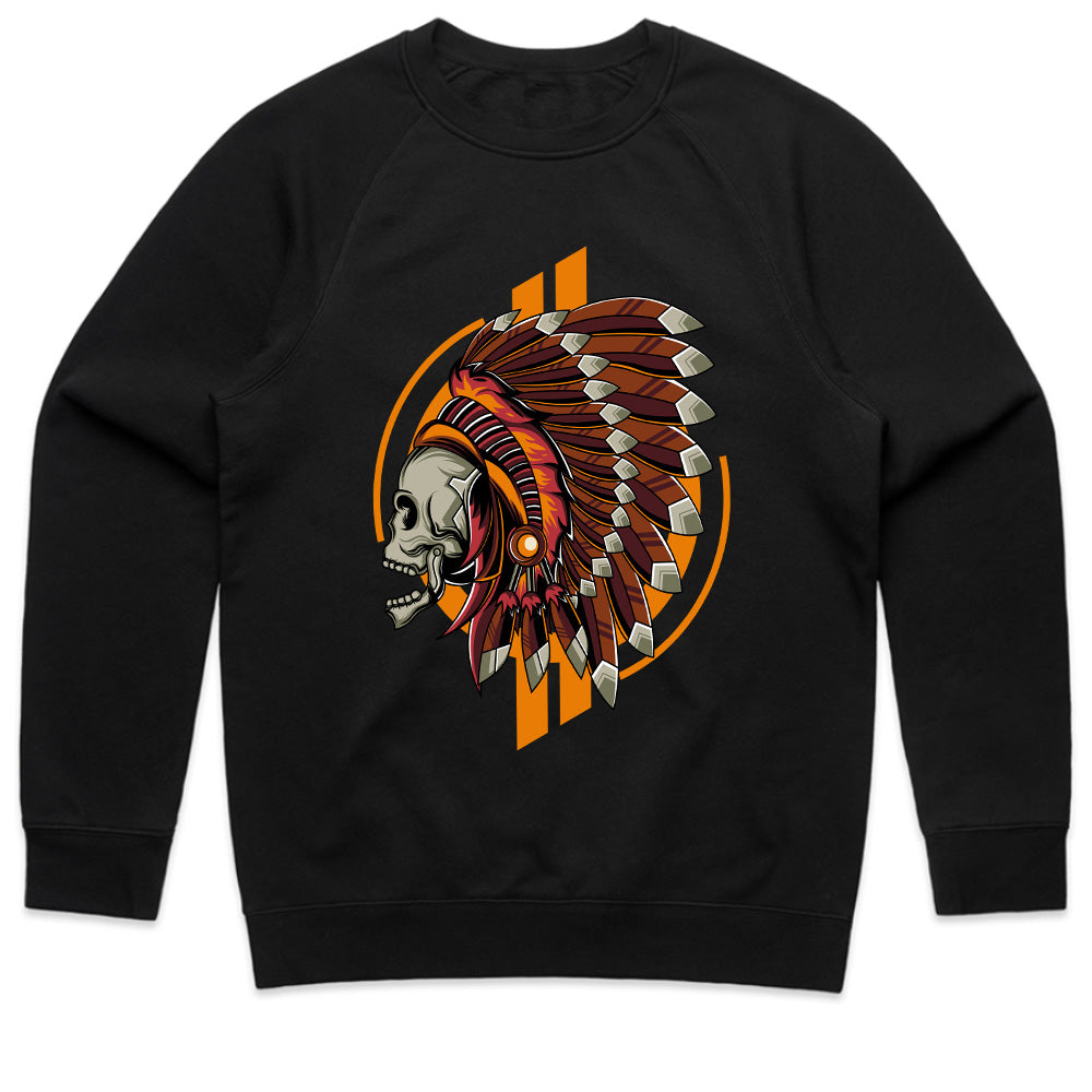 Tribal Skull Sweatshirt