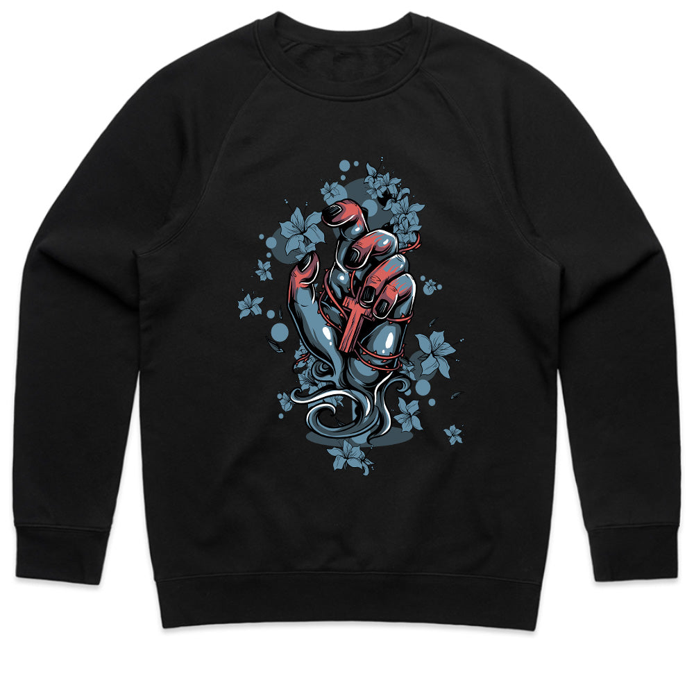 Anatomical Heart Floral Sweatshirt
