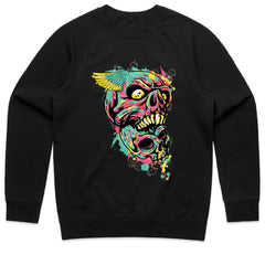 Neon Zombie Skull Shirt