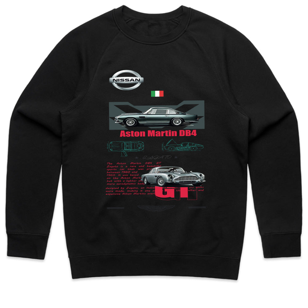 Aston Martin DB4 GT T-Shirt – Vintage British Racing Edition