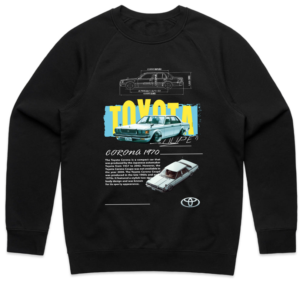 Toyota Corona 1970 Coupe T-Shirt – Vintage JDM Heritage Edition