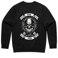 Ride for Love T-Shirt – Skull Biker Passion for the Road Tee