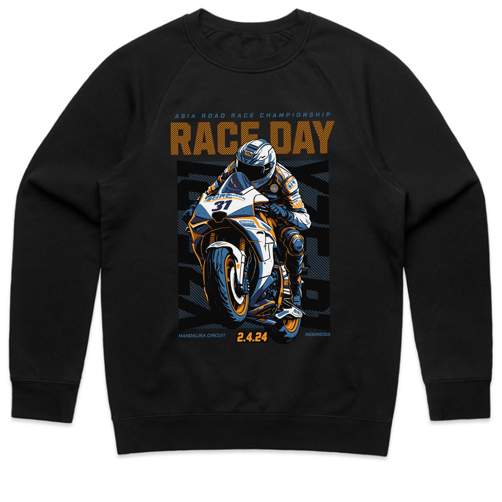 Race Day T-Shirt – High-Speed Motorcycle Racing Championship Tee
