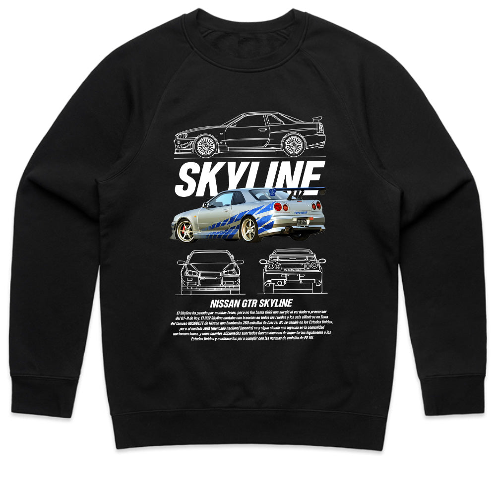 Nissan Skyline GTR R34 T-Shirt – JDM Performance Icon Edition