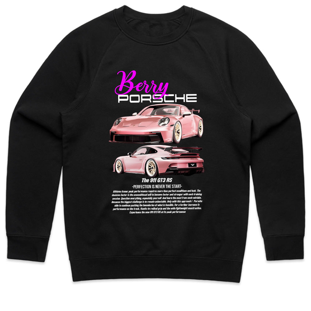 Berry Porsche 911 GT3 RS T-Shirt – Pink Performance Edition