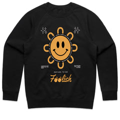 Refuse to Be Foolish: Radiant Smiley Confidence Tee