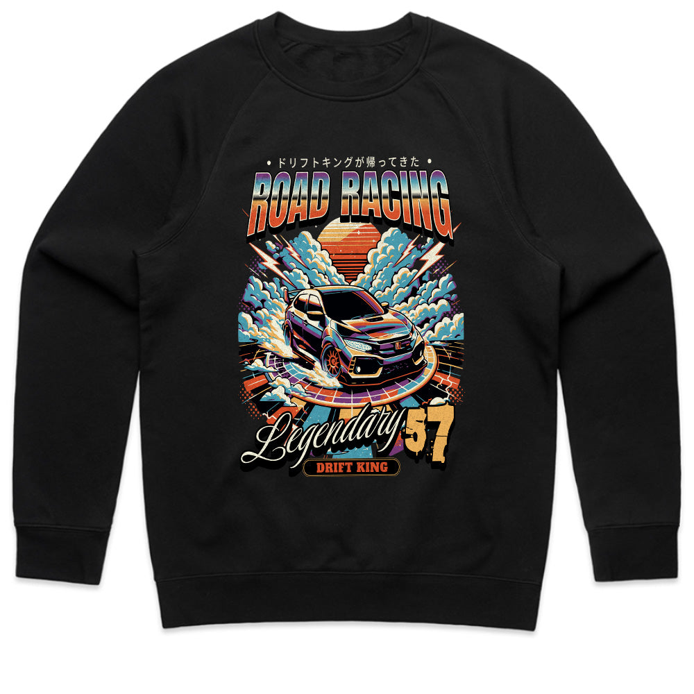 Road Racing: Legendary Drift King 57 — JDM Street Racing T-Shirt