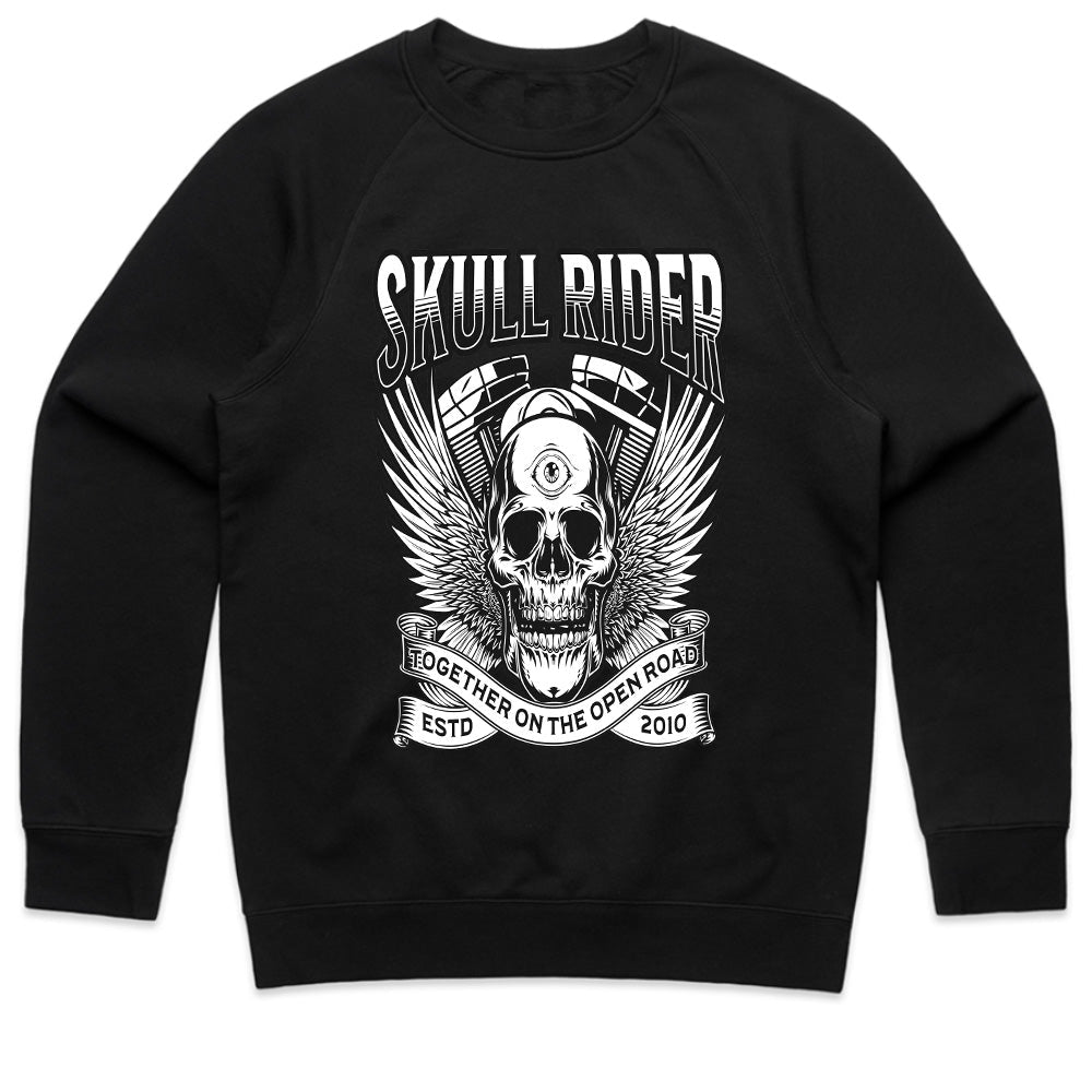 Skull Rider T-Shirt – Third Eye Biker Spirit Tee