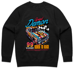 Speed Demon Born To Race Vintage NASCAR Style T-Shirt