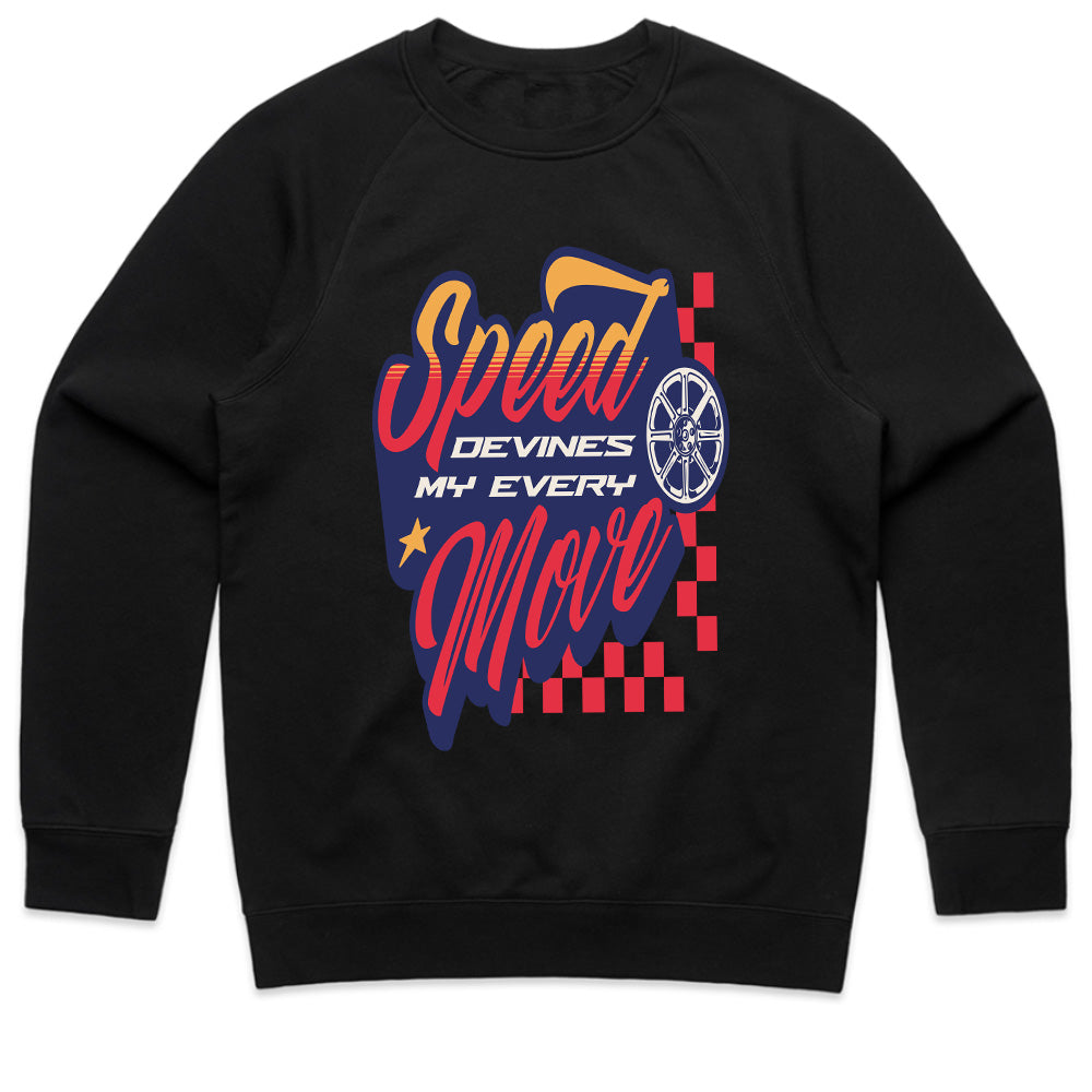 Speed Defines My Every Move Racing Typography T-Shirt