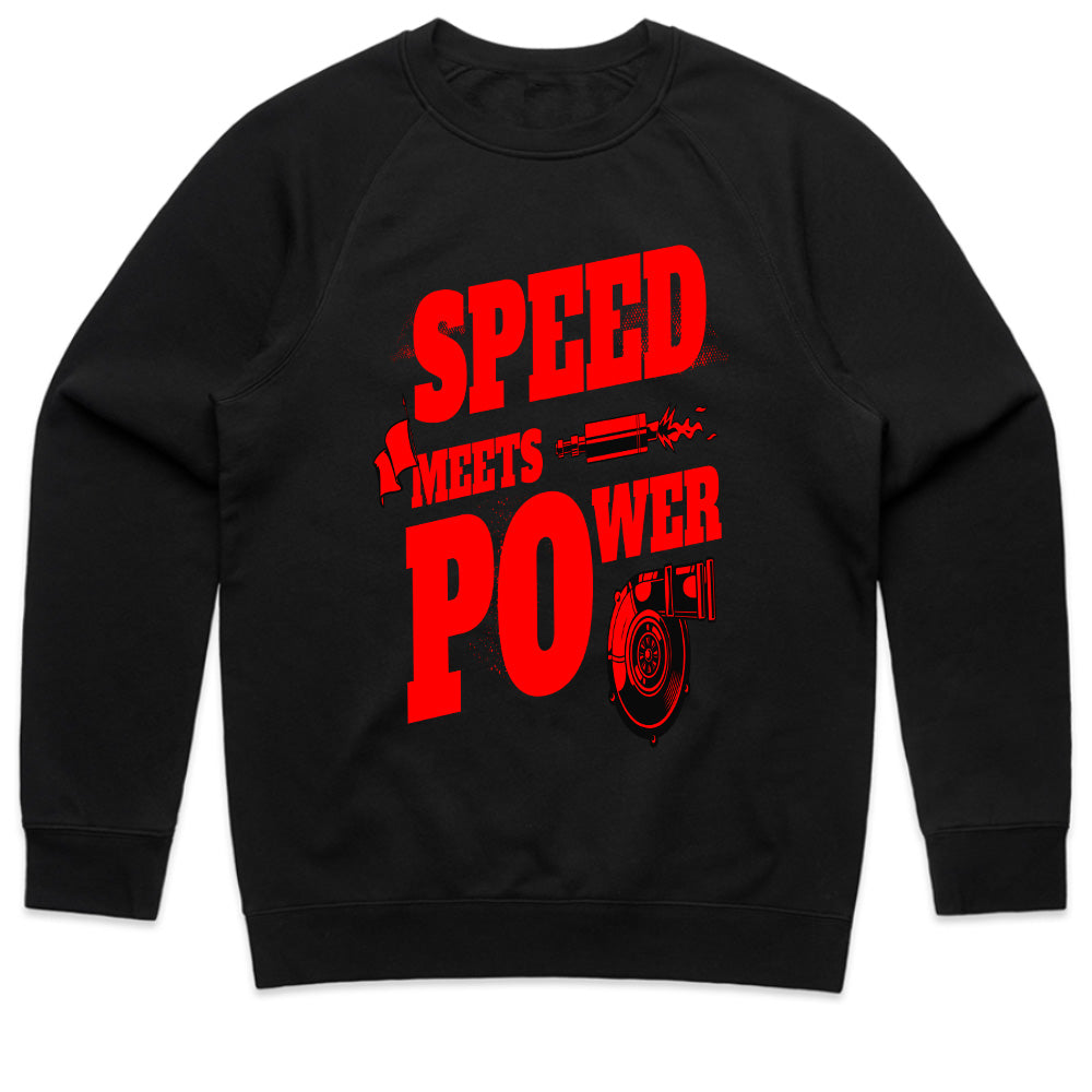 Speed Meets Power Turbocharger T-Shirt – Red Performance Boost Edition