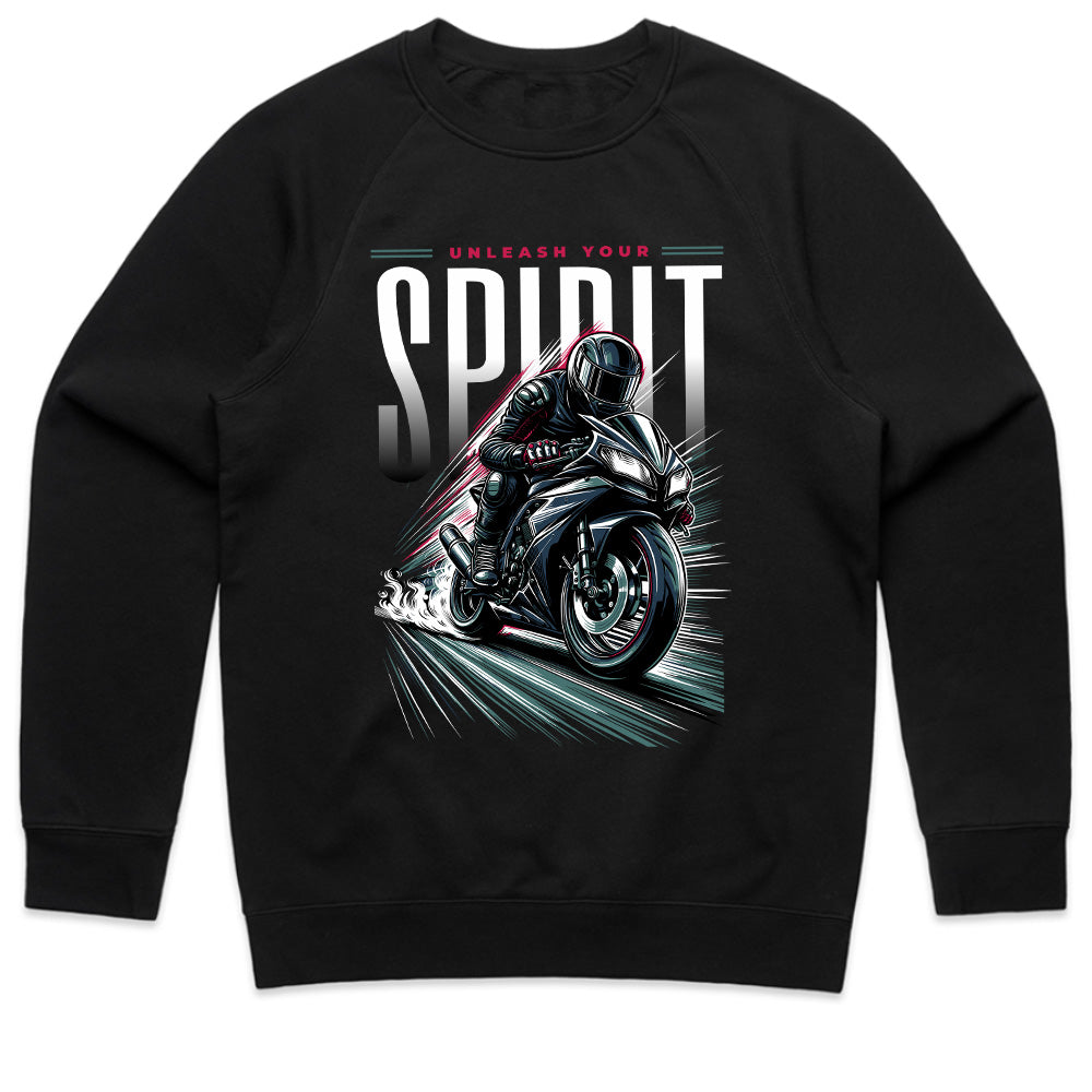 Unleash Your Spirit T-Shirt – Speed Racer Sportbike Moto Tee