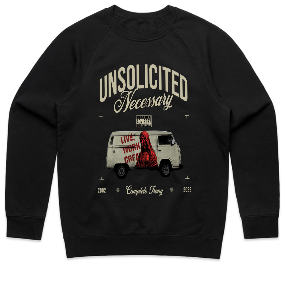 Unsolicited Necessary – Live Work Create Street Art T-Shirt