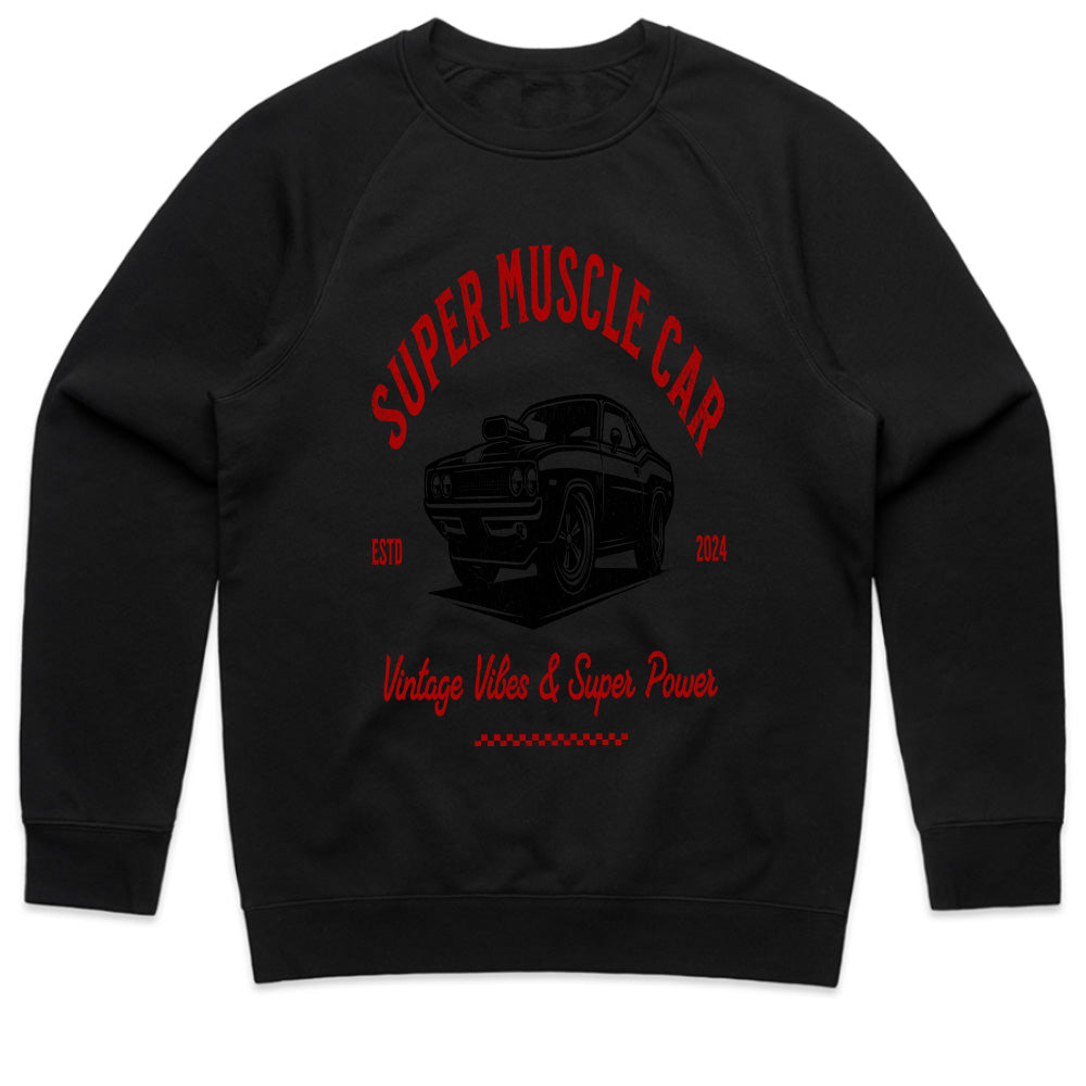 Super Muscle Car – Vintage Vibes & Super Power T-Shirt