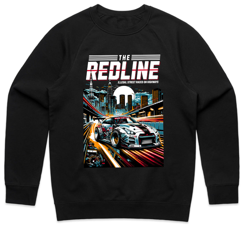 The Redline – Illegal Street Racing Highway Drift T-Shirt