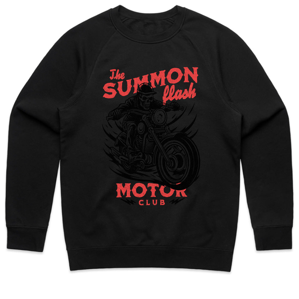 The Summon Flash Motor Club T-Shirt – Skull Rider Biker Tee