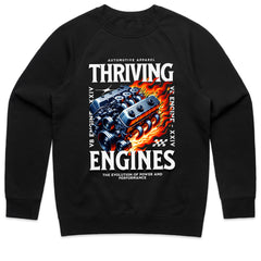 Thriving Engines – V8 Power & Performance Evolution T-Shirt