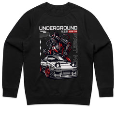 Underground Racing Team – Samurai JDM Warrior Street T-Shirt