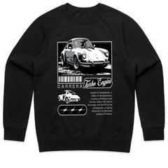 Vintage Porsche Carrera Turbo Engine – Retro Car Enthusiast T-Shirt