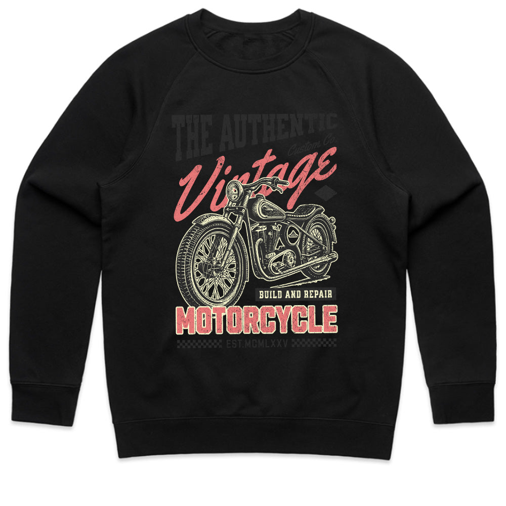 Vintage Motorcycle T-Shirt – Classic Biker Heritage Apparel