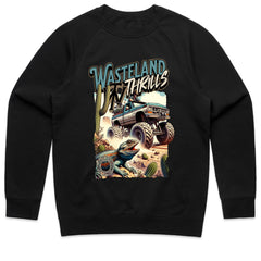 Wasteland Thrills — Retro Off-Road Monster Truck Adventure T-Shirt