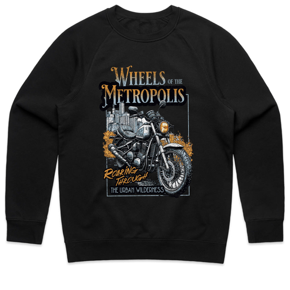 Wheels of the Metropolis Biker T-Shirt – Roaring Through the Urban Wilderness