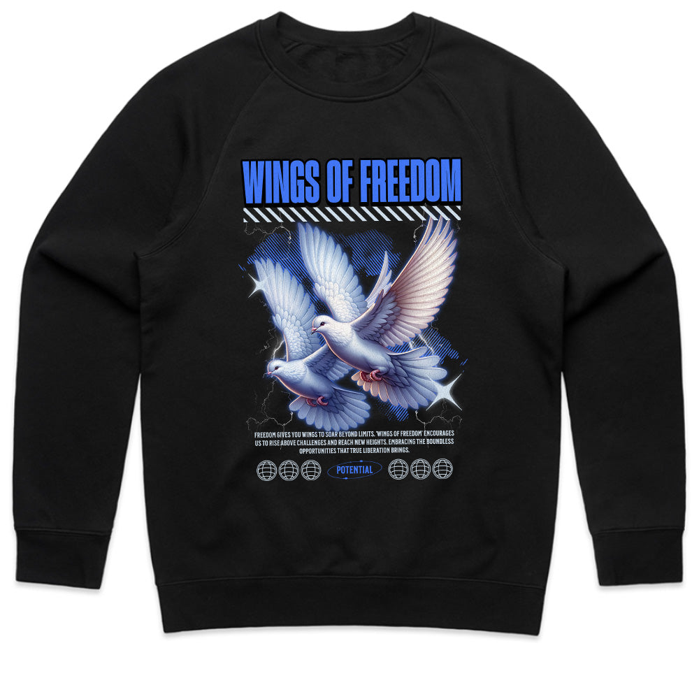 Limitless Flight: Wings of Freedom Tee