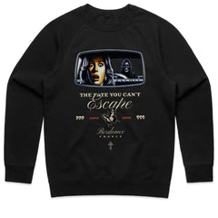 The Fate You Can’t Escape – Retro Horror Rearview Graphic T-Shirt
