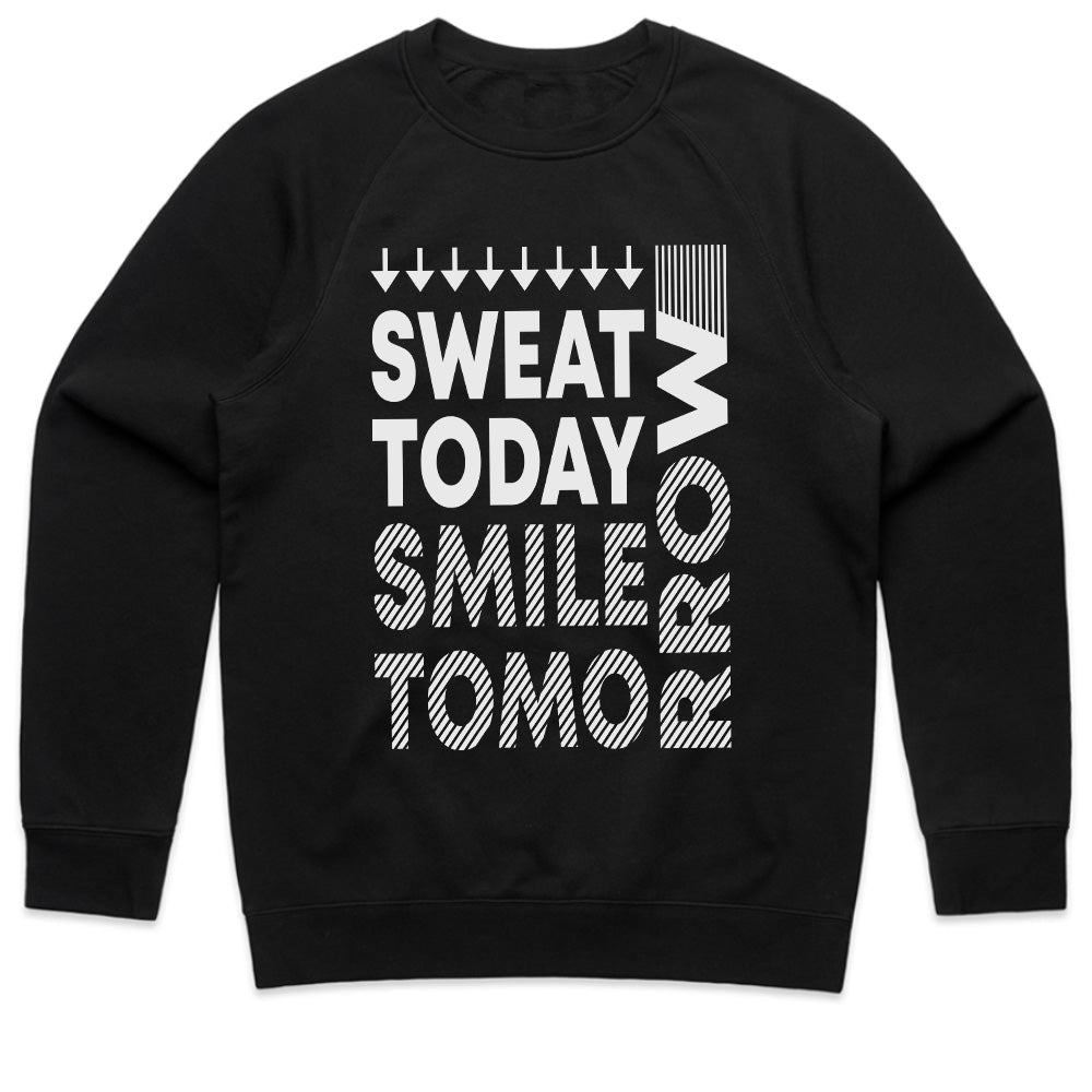 Sweat Today, Smile Tomorrow: Motivational Workout Tee