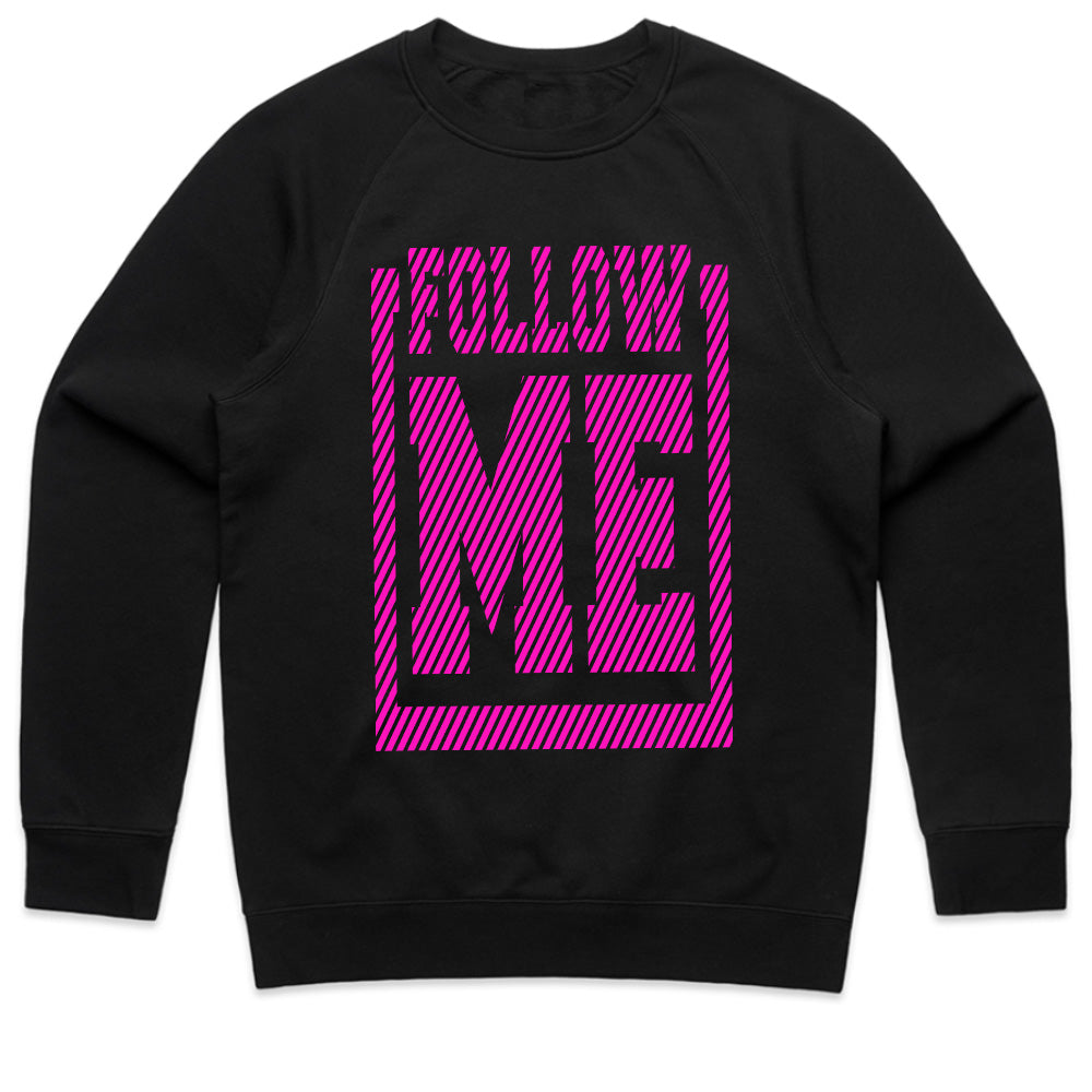 Follow Me: Bold Neon Statement Tee