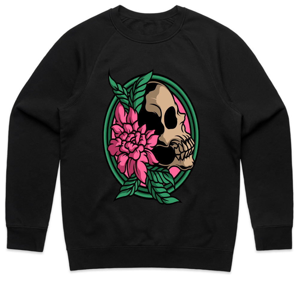 Floral Skull Fusion - Life and Death Art Tee