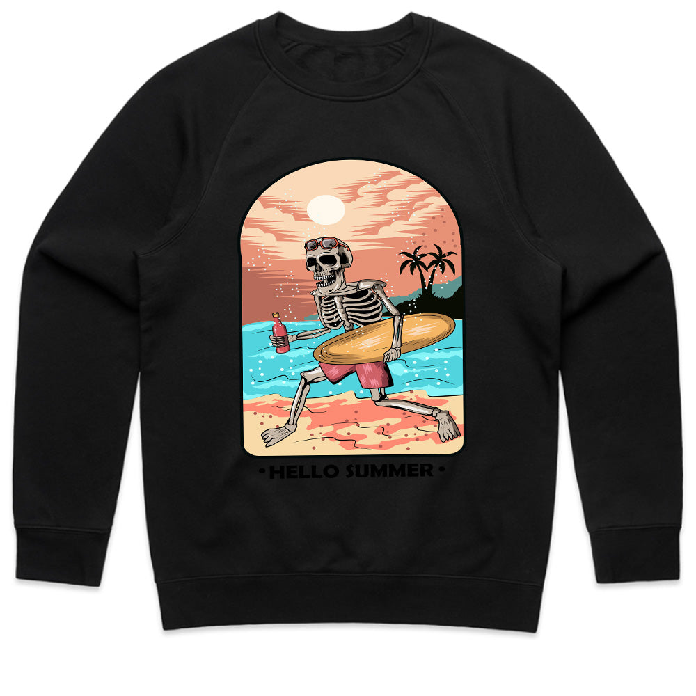 Skeleton Surfer: Eternal Summer Vibes Tee