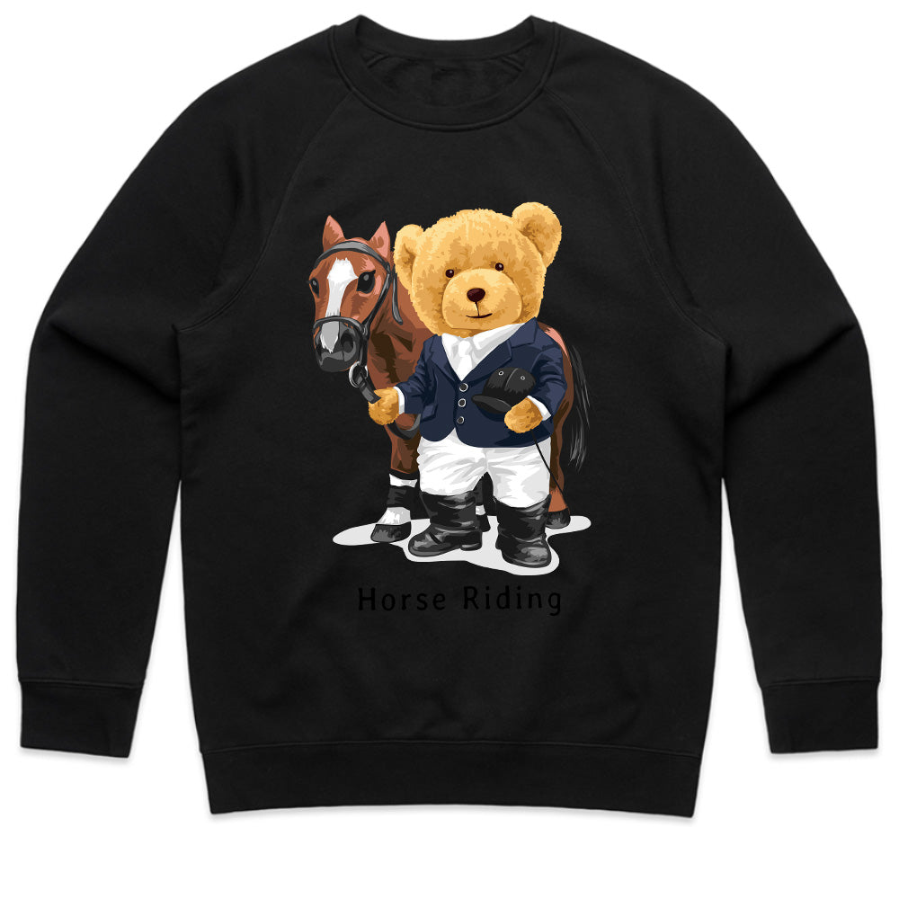 Equestrian Bear: Horse Riding Champion Tee