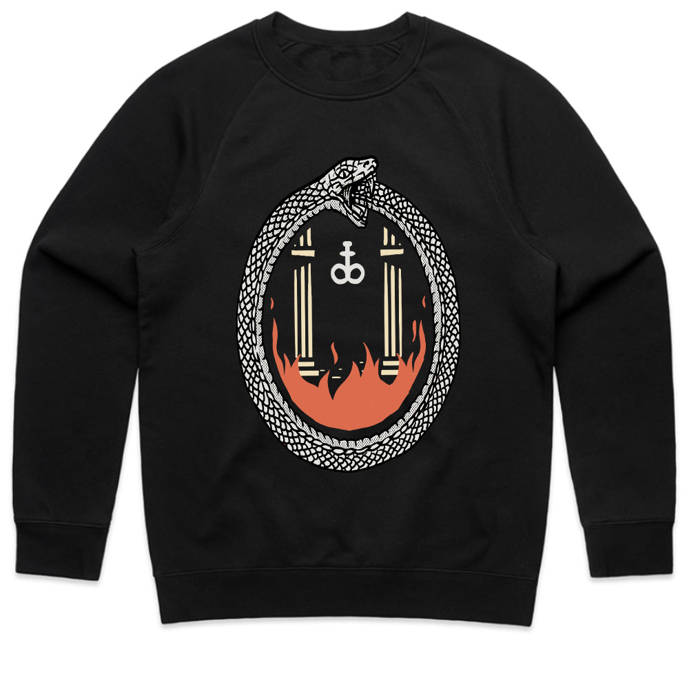 Ouroboros Flame Tee – Eternity Through Destruction