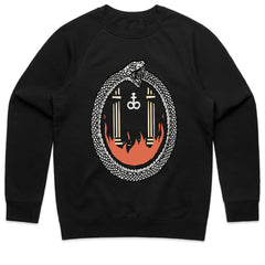 Ouroboros Flame Tee – Eternity Through Destruction