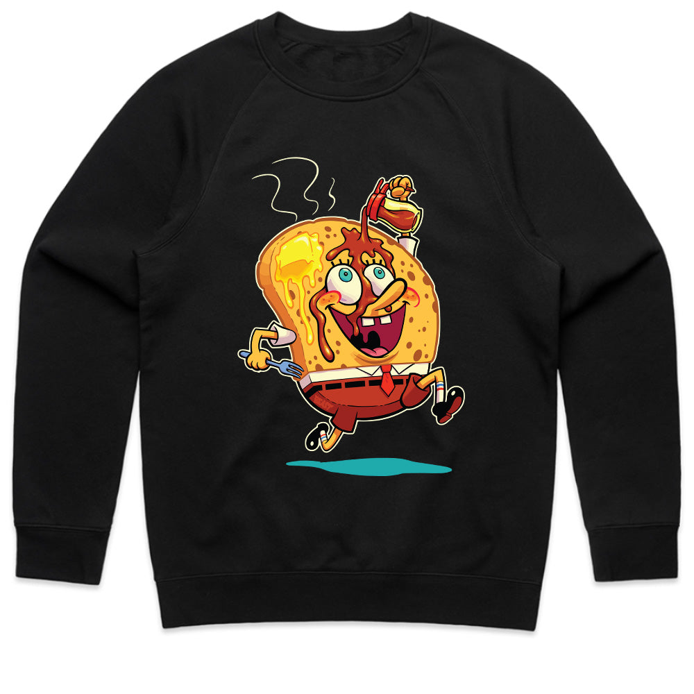 Happy Toasty: Breakfast Cartoon Mashup Tee
